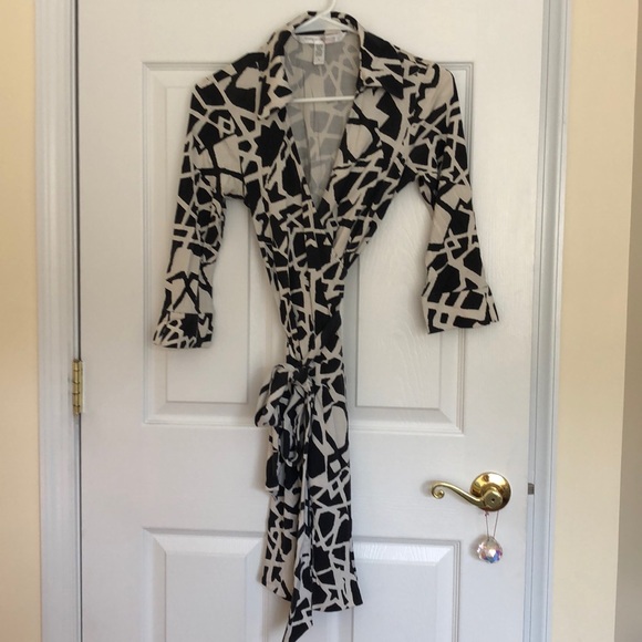 vintage dvf wrap dress